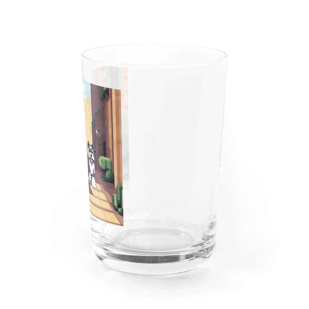 中村悠弥の街を走るシュナウザー Water Glass :right