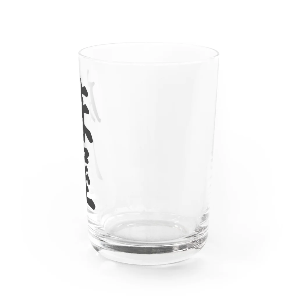 着る文字屋の床屋 Water Glass :right