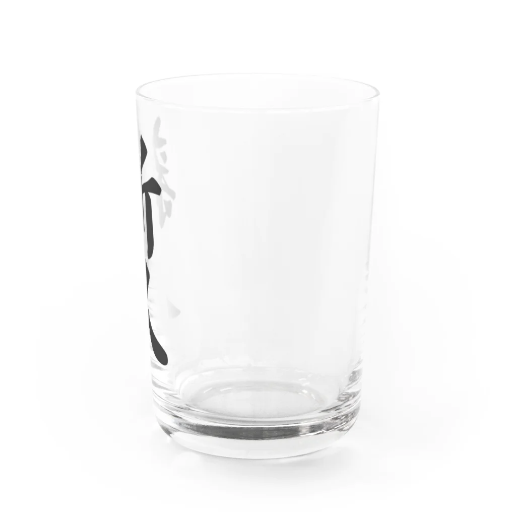 着る文字屋の新人 Water Glass :right