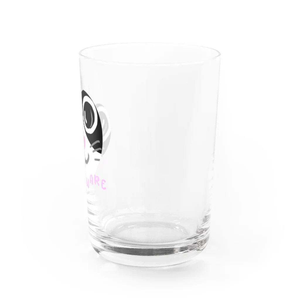 黒猫たんとちゃんのハチワレ Water Glass :right