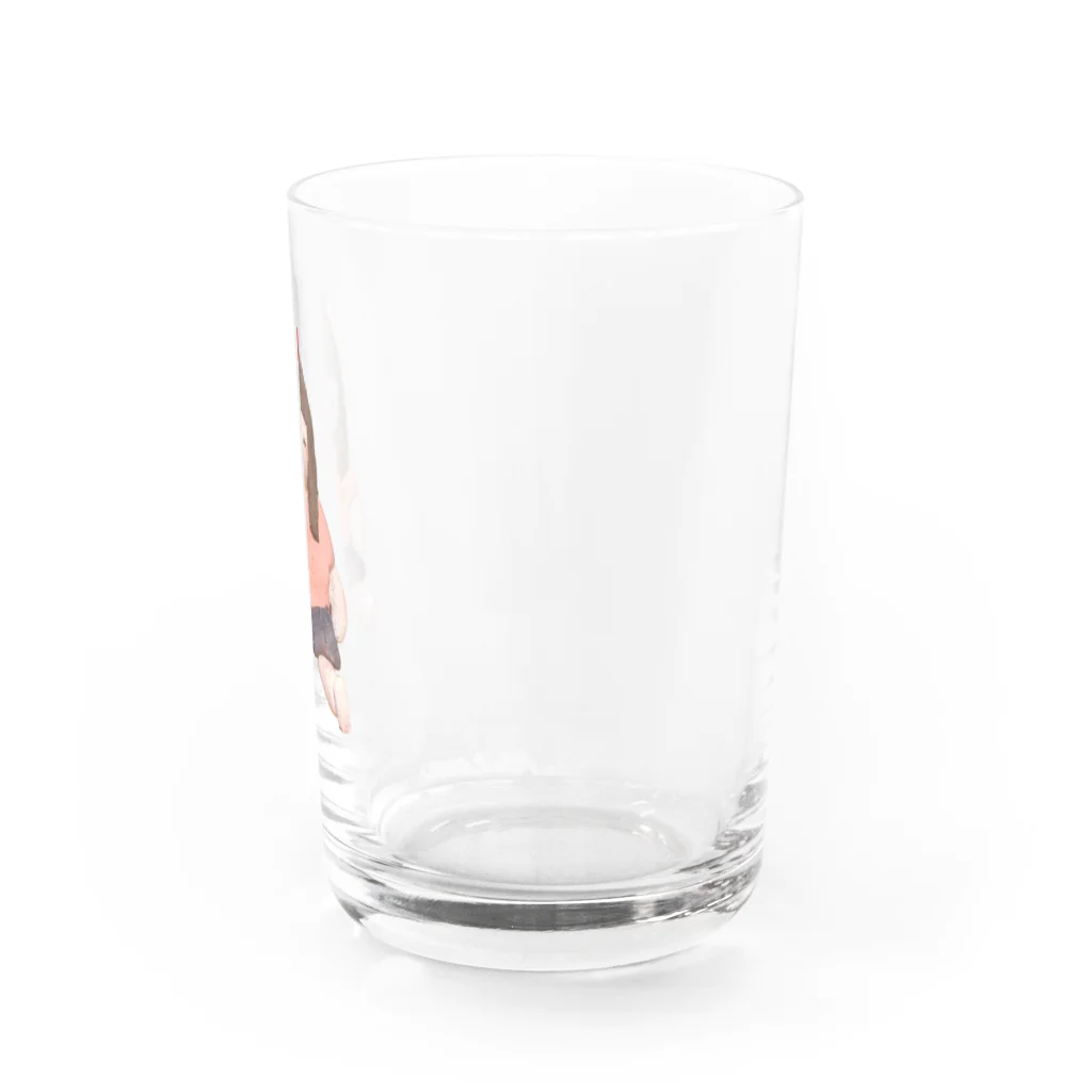 平和がいちばん屋さん（作：のんたこちゅ）の粘土になったのんたこちゅ Water Glass :right