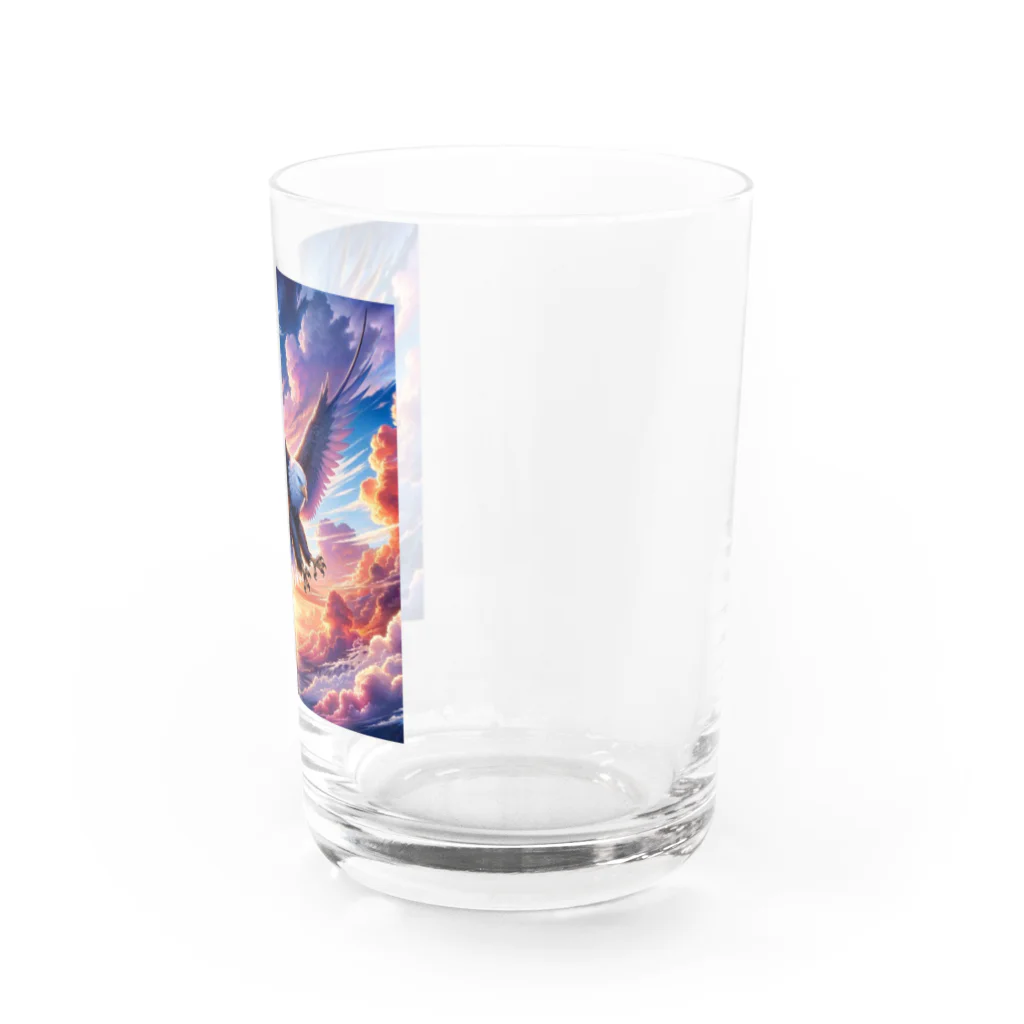 creatoonの空と大鷹 Water Glass :right