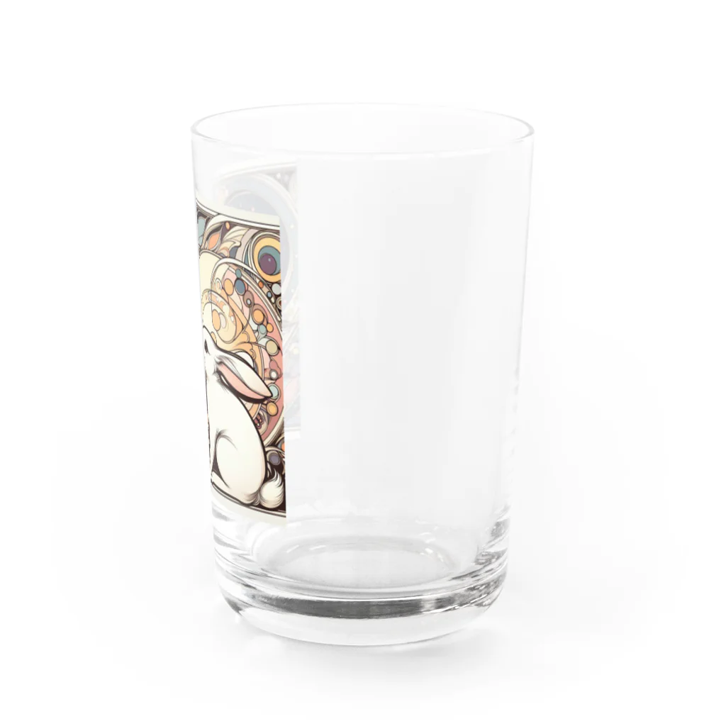 tearai-ugaiのヌーボーウサギ Water Glass :right