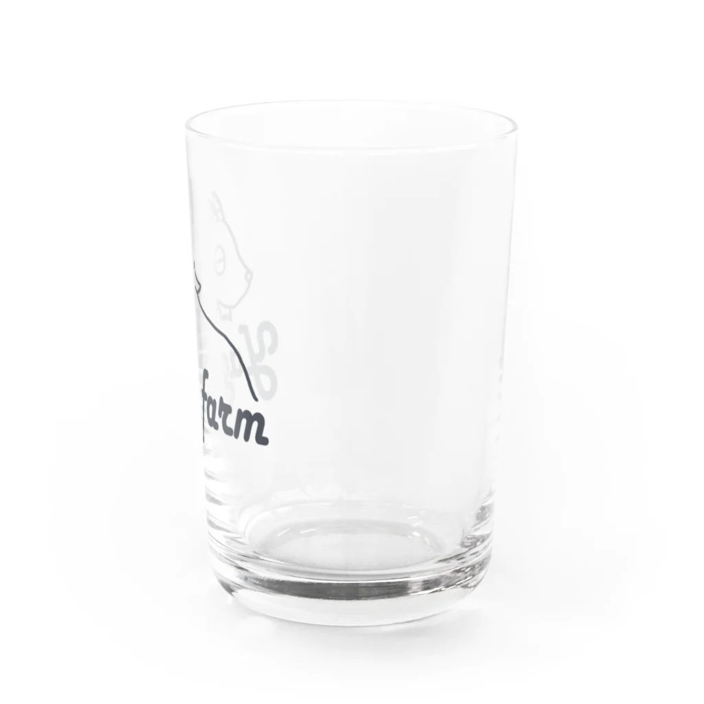 八木観光農園グッズストア🐐のやぎ家のやぎさん Water Glass :right