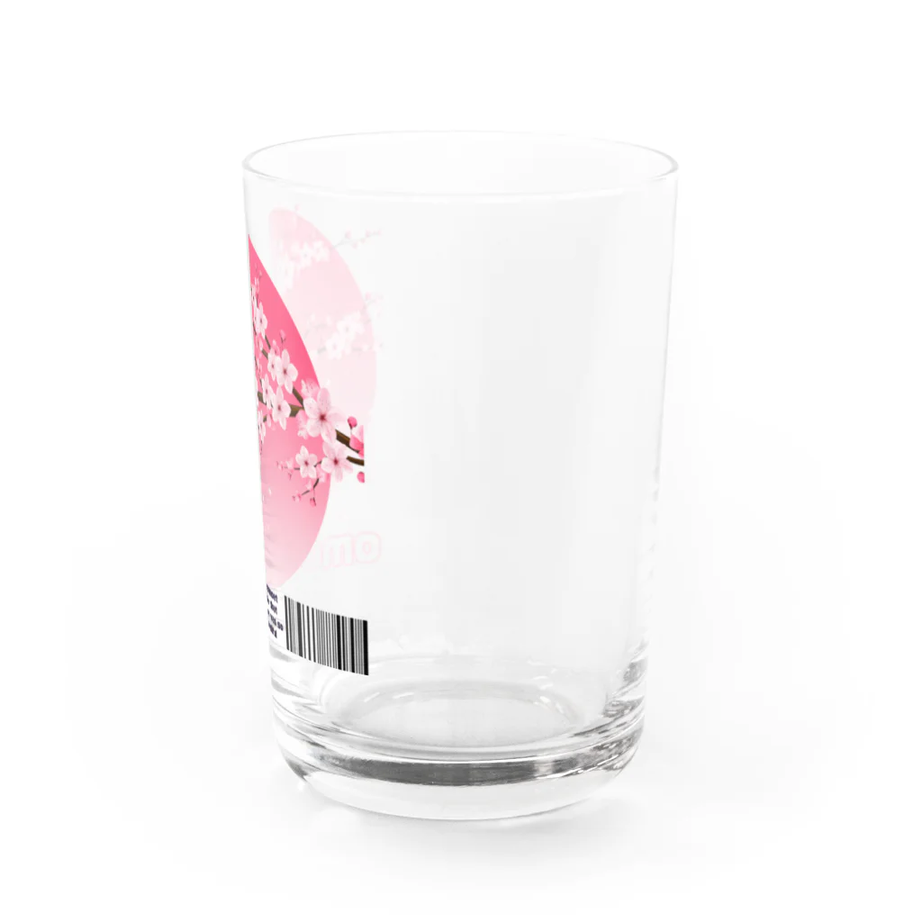 おもちショップのさくら Water Glass :right