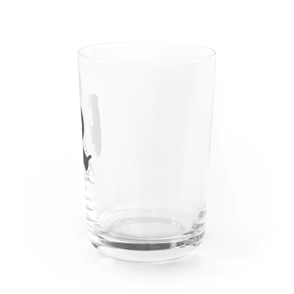 R_selectのRの忠実な犬 Water Glass :right