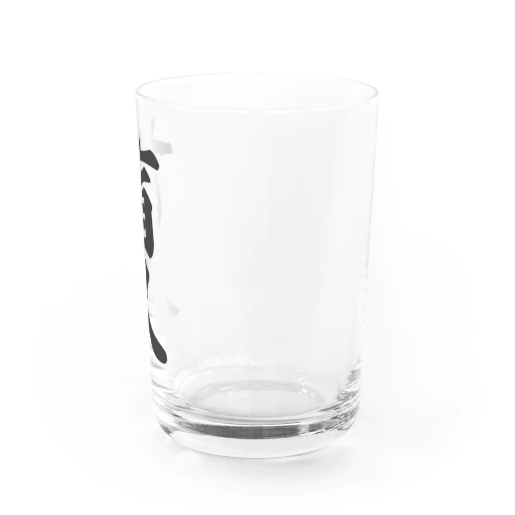 着る文字屋の盲人 Water Glass :right