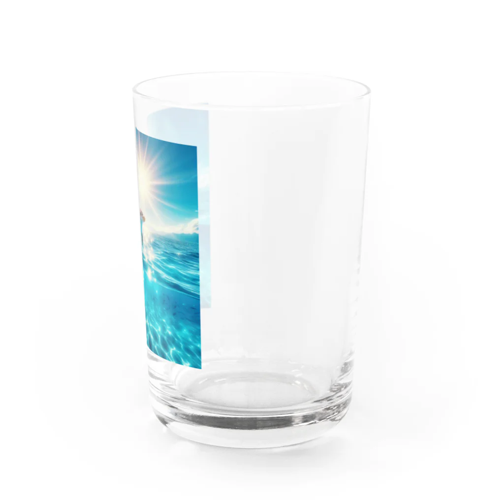 終わらない夢🌈の美しい海とイルカ🐬✨ Water Glass :right