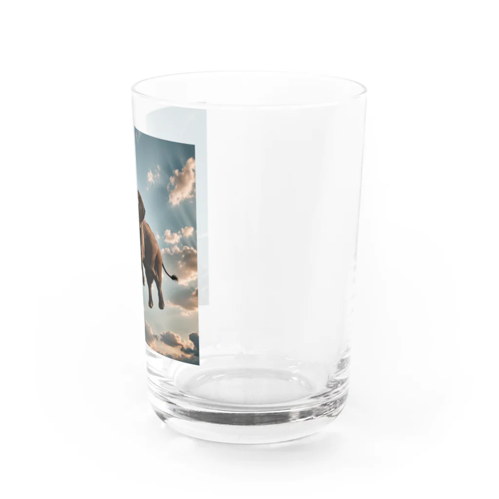 Dragon Designのエレファントインザスカイ Water Glass :right