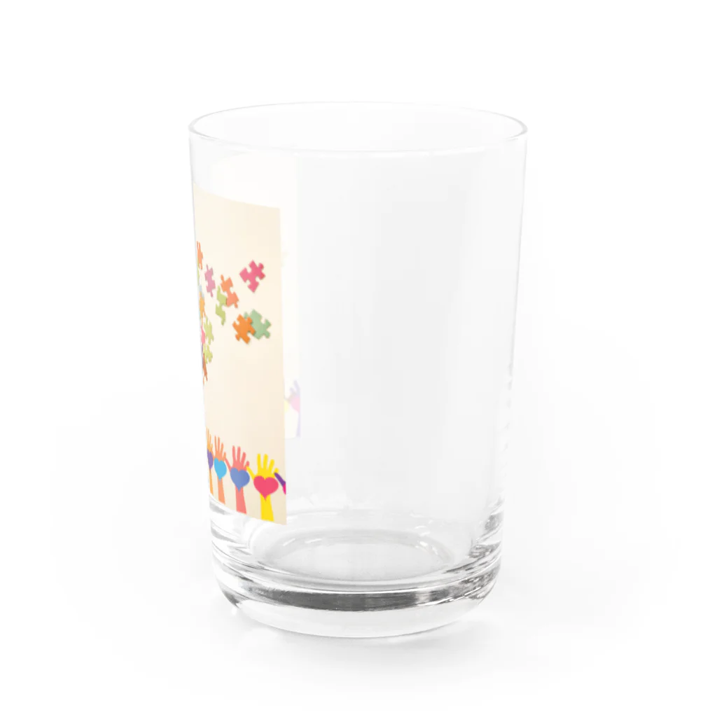 Happiness Home Marketのハートフルフル Water Glass :right