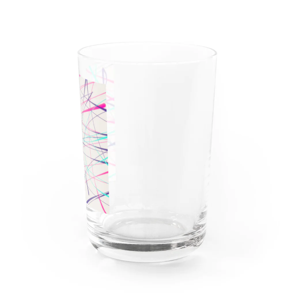 納豆ごはんの電流 Water Glass :right