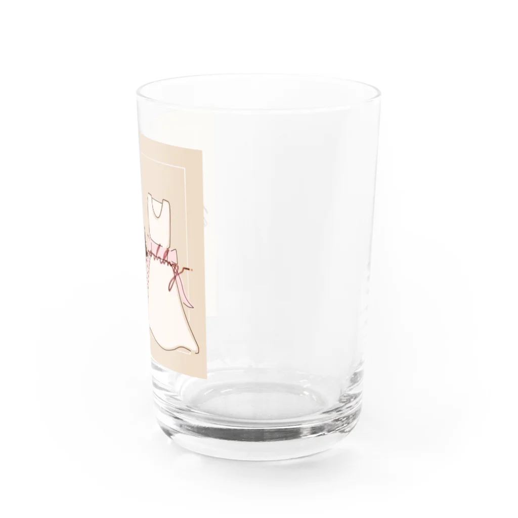 スタコラ@きょうもすたこらのドレス&タキシード Water Glass :right