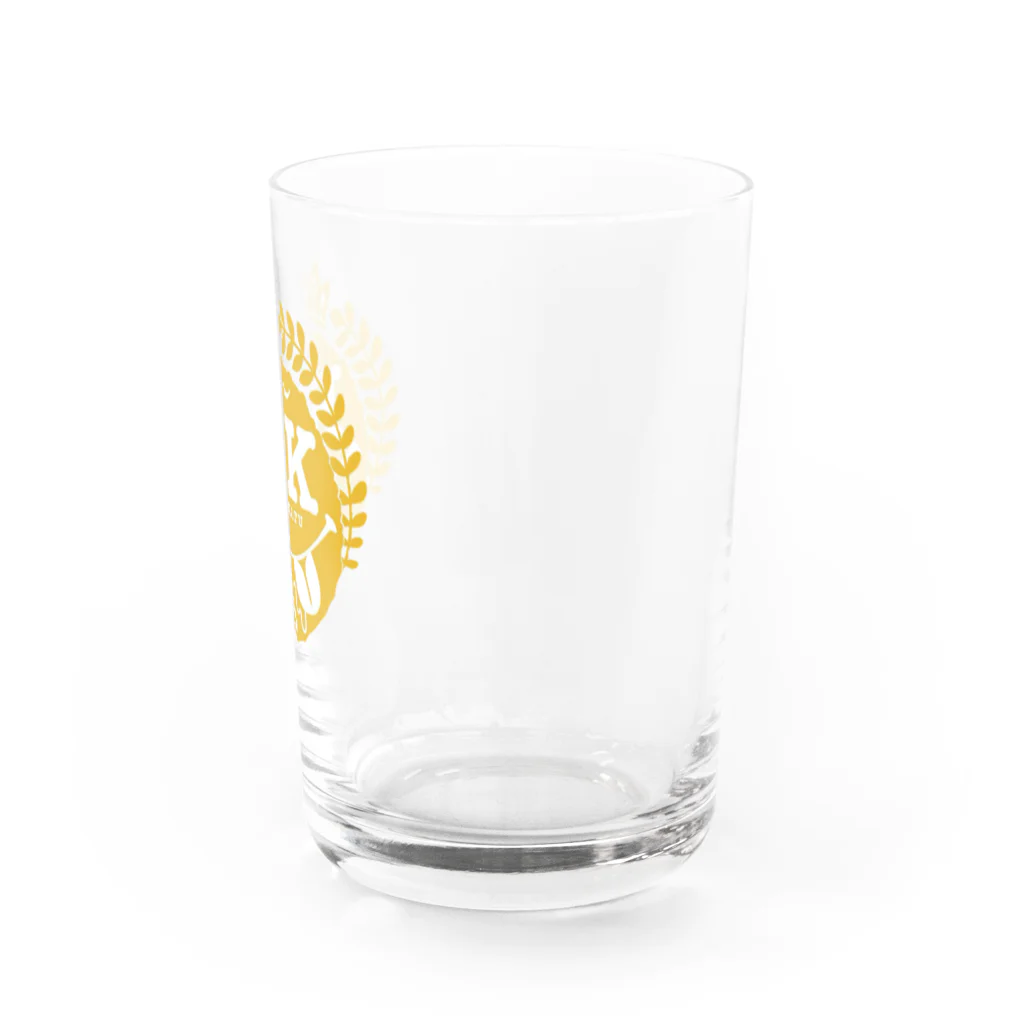 ハムカツのハムカツロゴ Water Glass :right