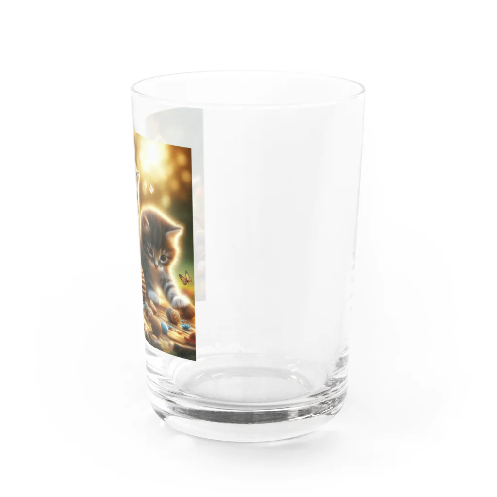 kangekiの遊ぶにゃんこNo.3 Water Glass :right