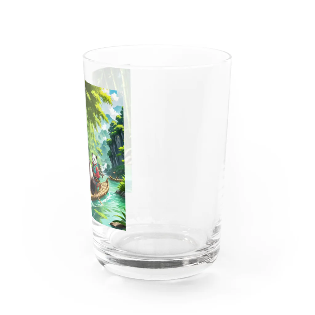 nagisa_riumanの冒険パンダ Water Glass :right