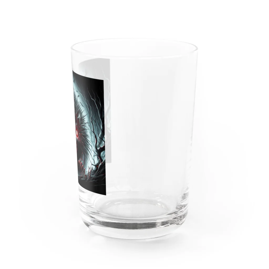 かんぱい工房のホラーハリネズミ Water Glass :right