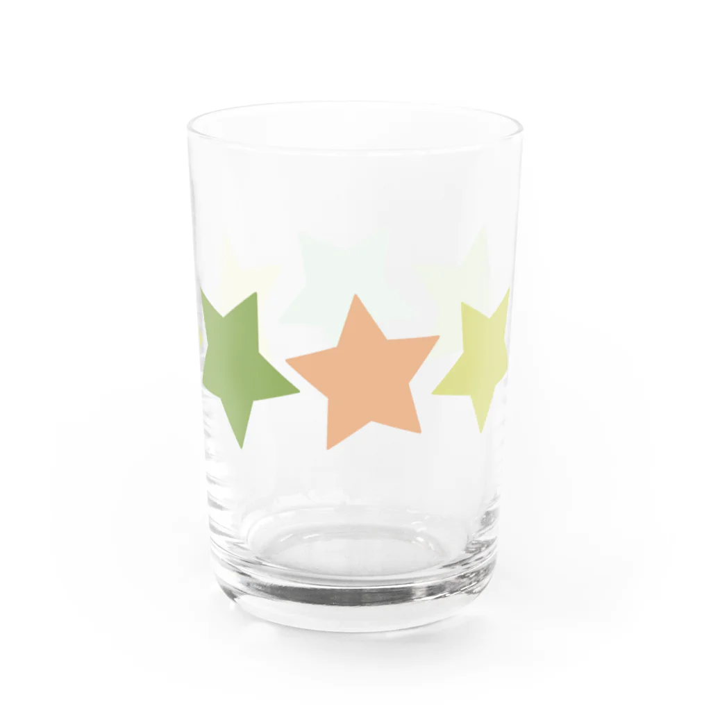 つきしょっぷのくすみカラーの星 Water Glass :right