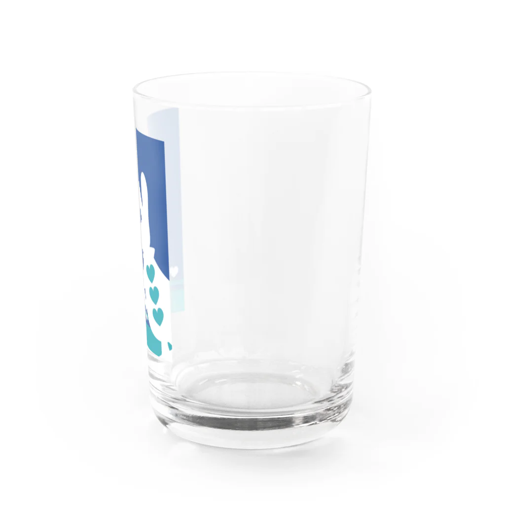 おはよう♥レオとニコの不思議のうささん Water Glass :right