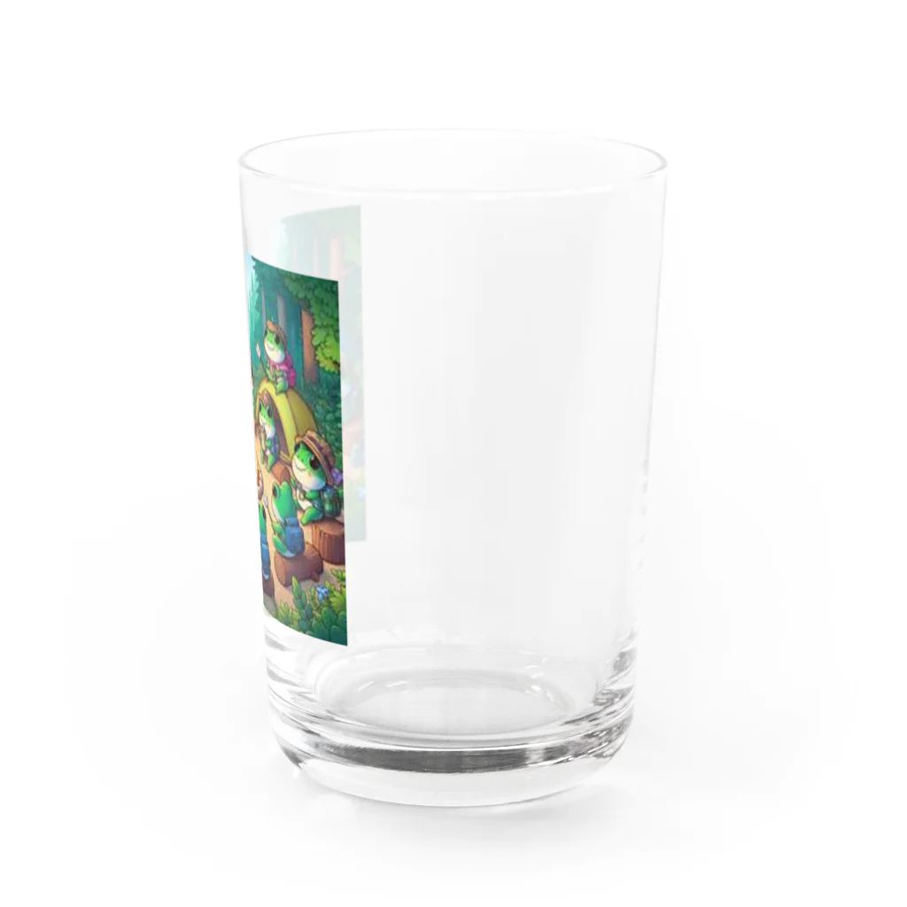 kerokero4216のケロチャンファミリー Water Glass :right