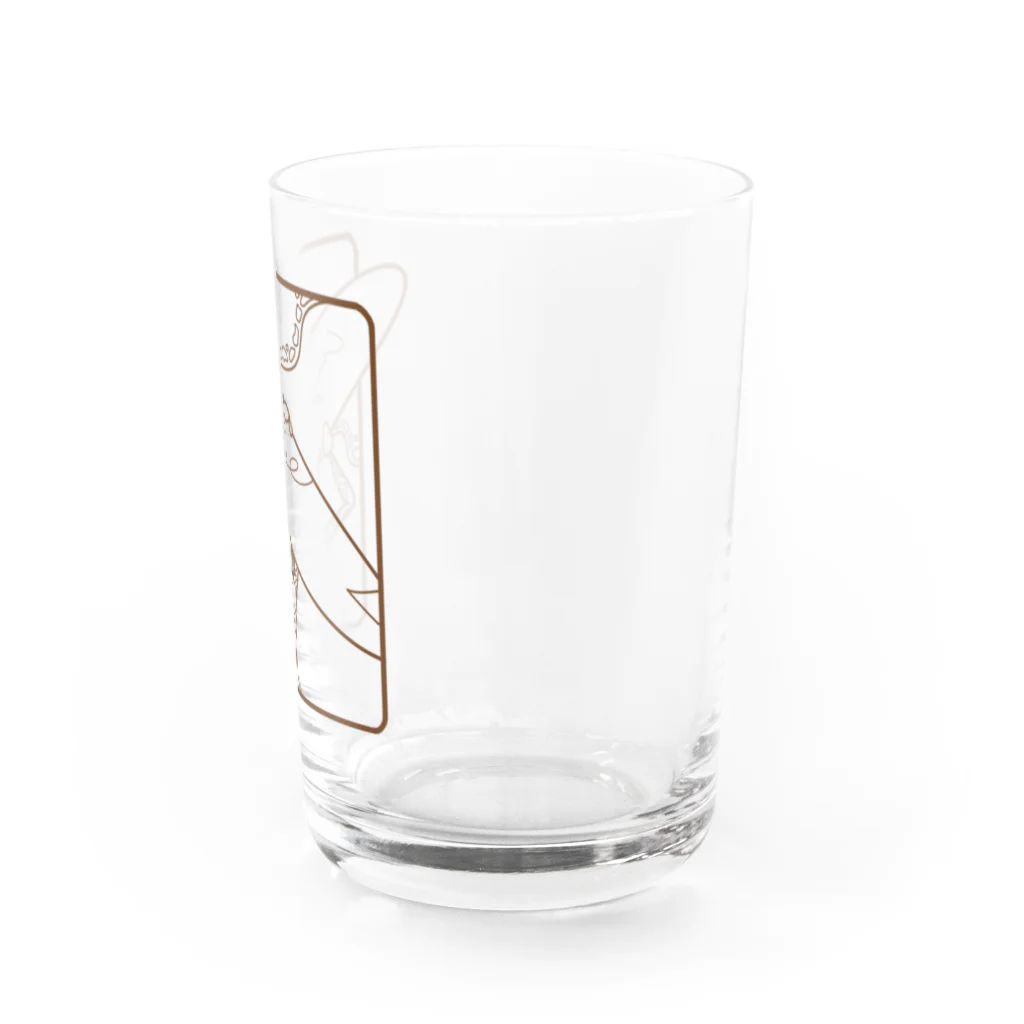 Ayumiのchallenge the wave Water Glass :right