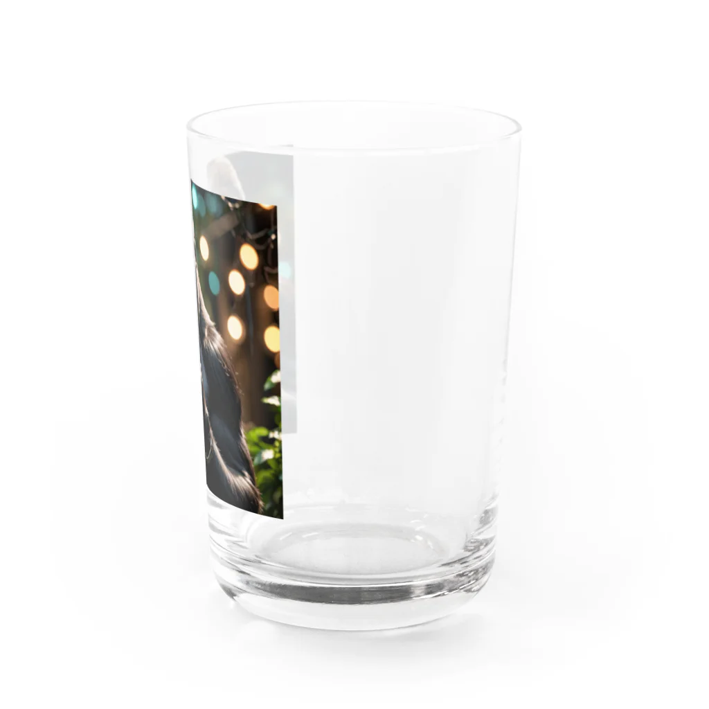 fumi_sportsのボイパしてるゴリラ Water Glass :right