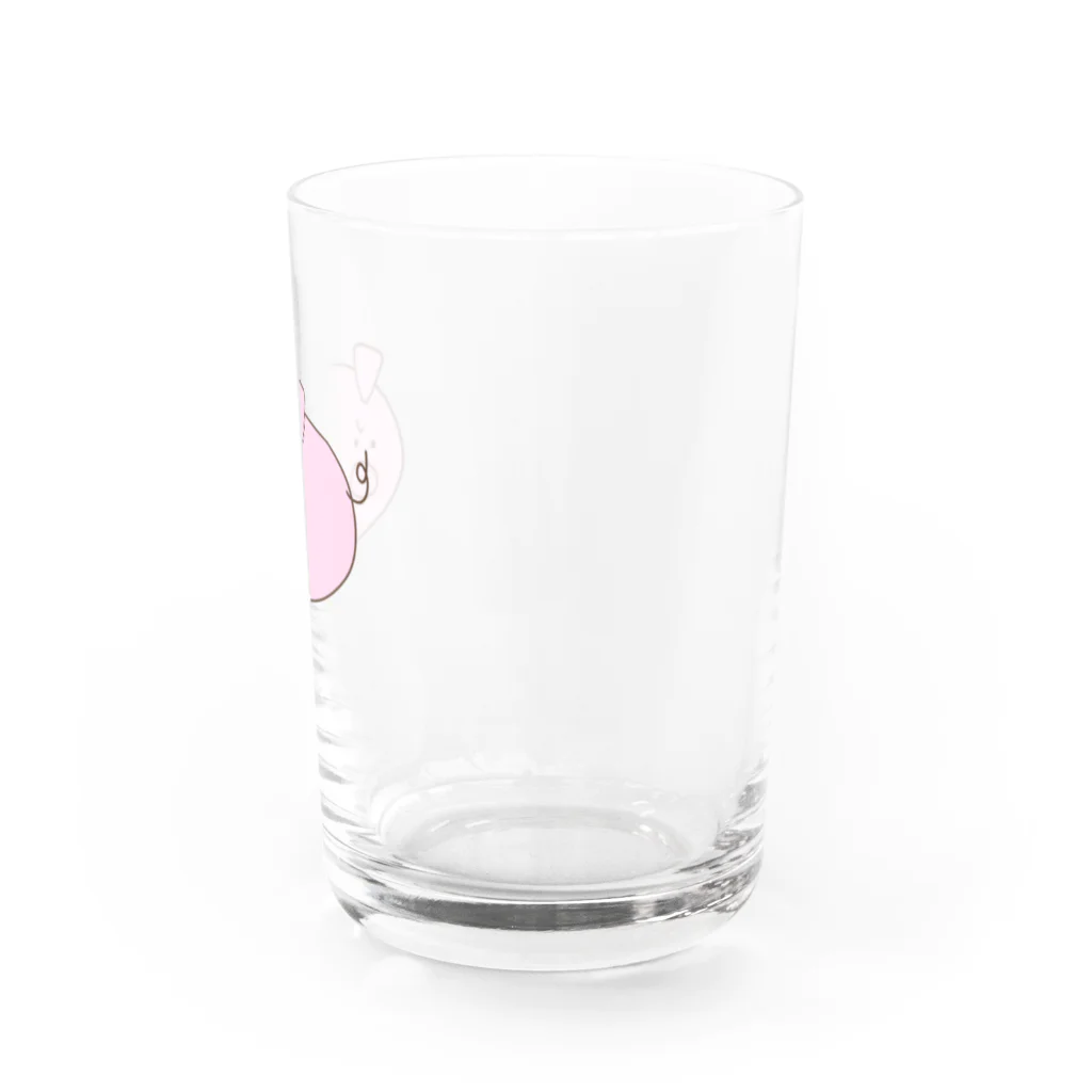 Hanamari のあたち、怒ってます　byぶた Water Glass :right