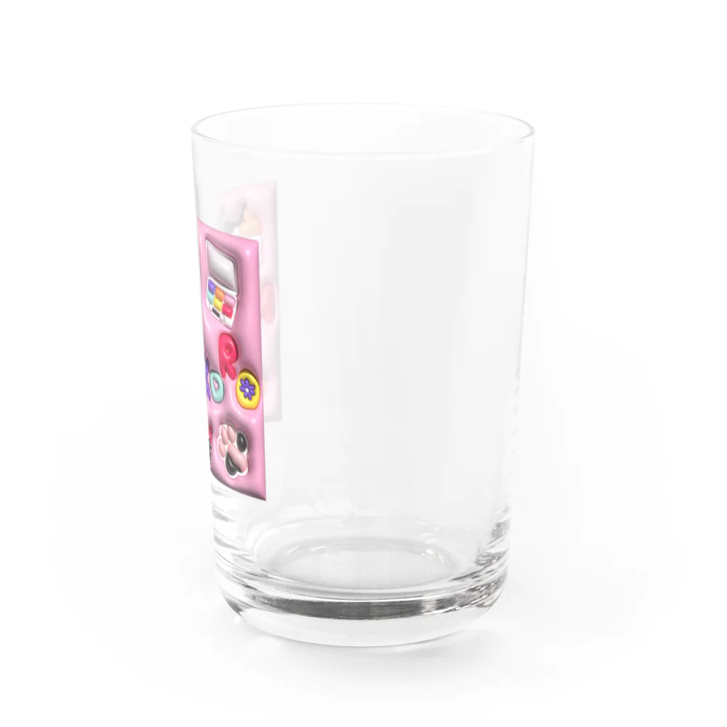 そぼろのプリント屋さんのナビコロリ Water Glass :right