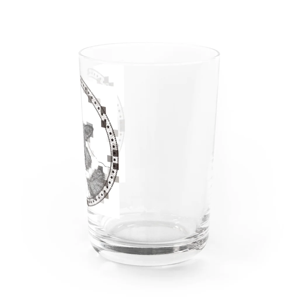 clarice-designのクールなワンちゃん Water Glass :right