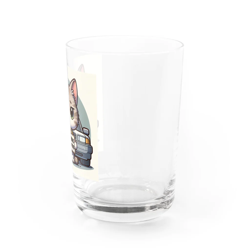 子猫カーニバルの飲酒運転ダメ！ Water Glass :right