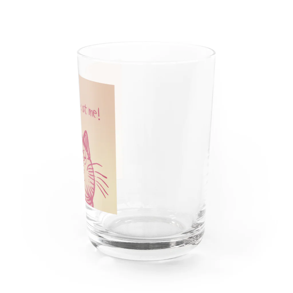 らうんじのコッチミンナネコ Water Glass :right