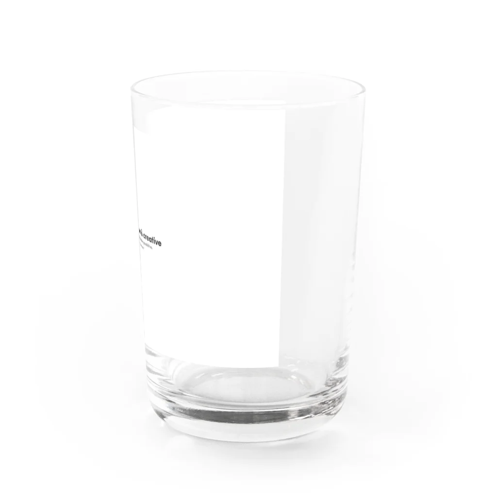 smartguyのactive & creative Water Glass :right