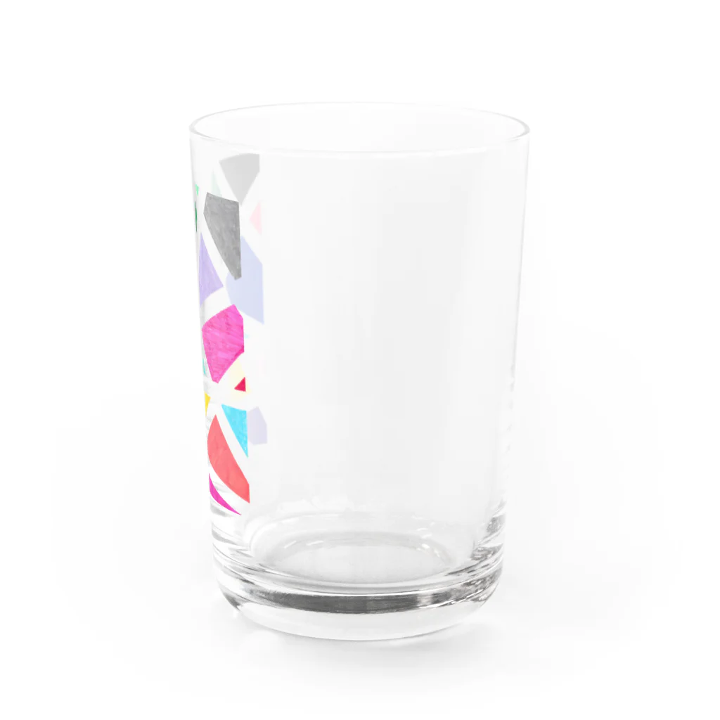 jumpyの好きなものたちのカラフルな形 Water Glass :right