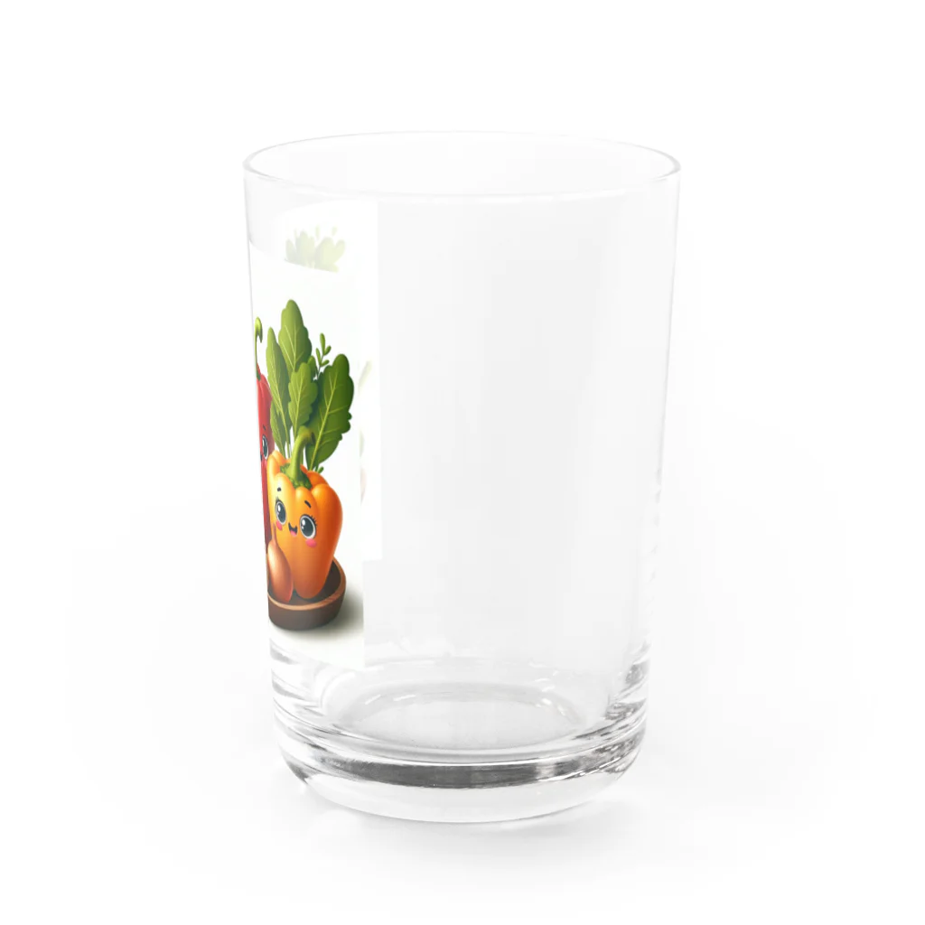 koumeiのベジタらぶ Water Glass :right