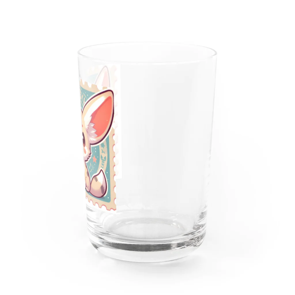 ゆうちゃんNFTいいねの耳長が可愛いフェネックちゃん Water Glass :right