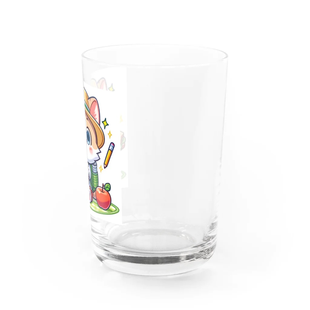 子猫カーニバルの子猫の楽しみな遠足の準備 Water Glass :right