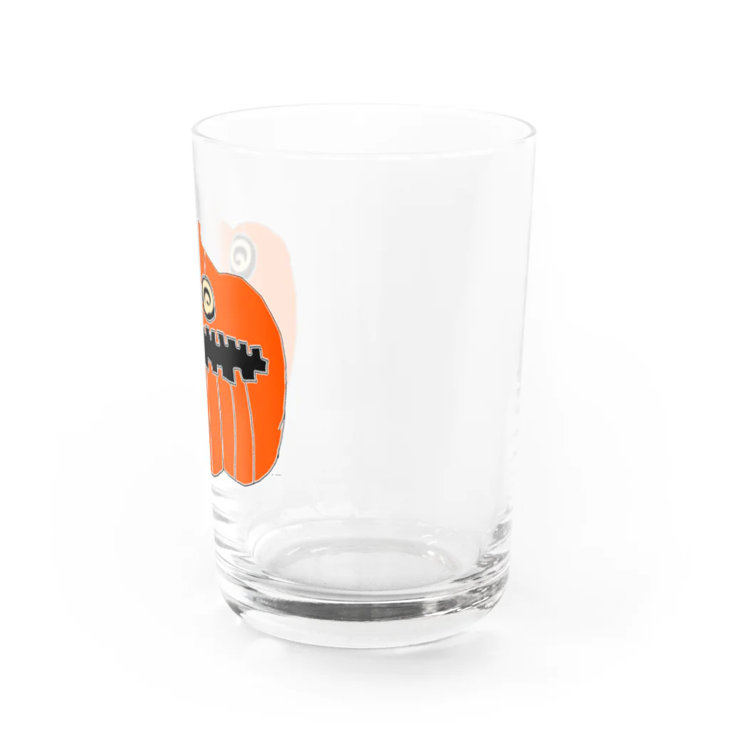 sian_のハロウィンかぼちゃ Water Glass :right