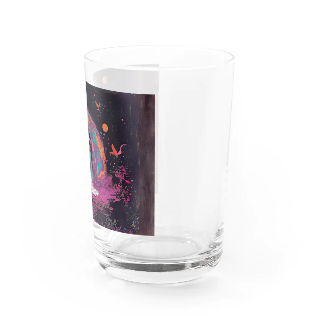 サイケデリックえりの美しき花嫁 Water Glass :right