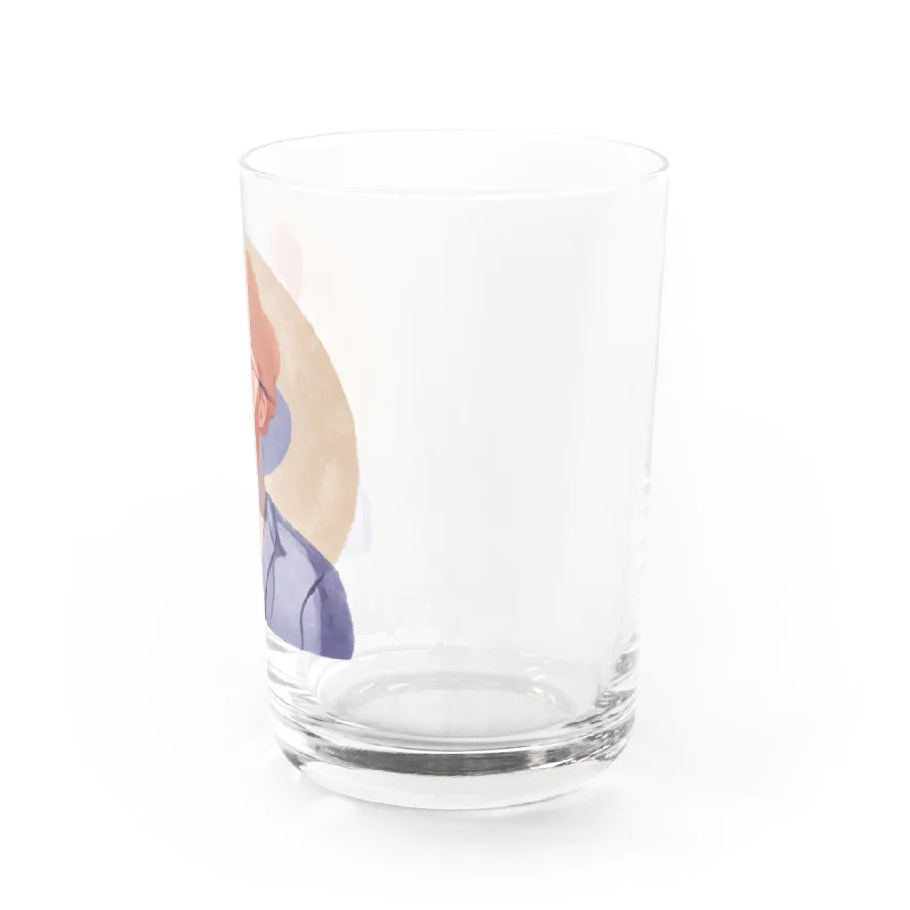 変わり者の集まりのおしゃれな田舎のおじさん Water Glass :right