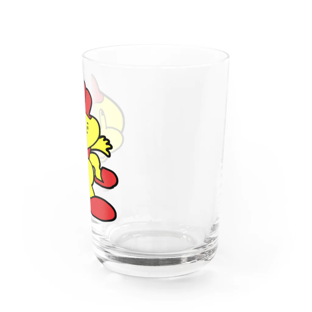 もちもちボックスの 奥行きうさちゃん Water Glass :right