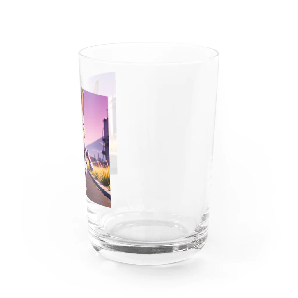 kaz_new9の未来のうさぎ戦士 Water Glass :right