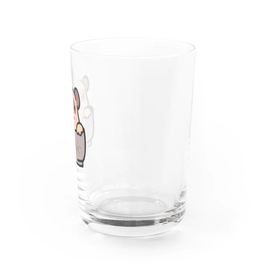 studio Leafのタヌキソバとキツネソバ Water Glass :right