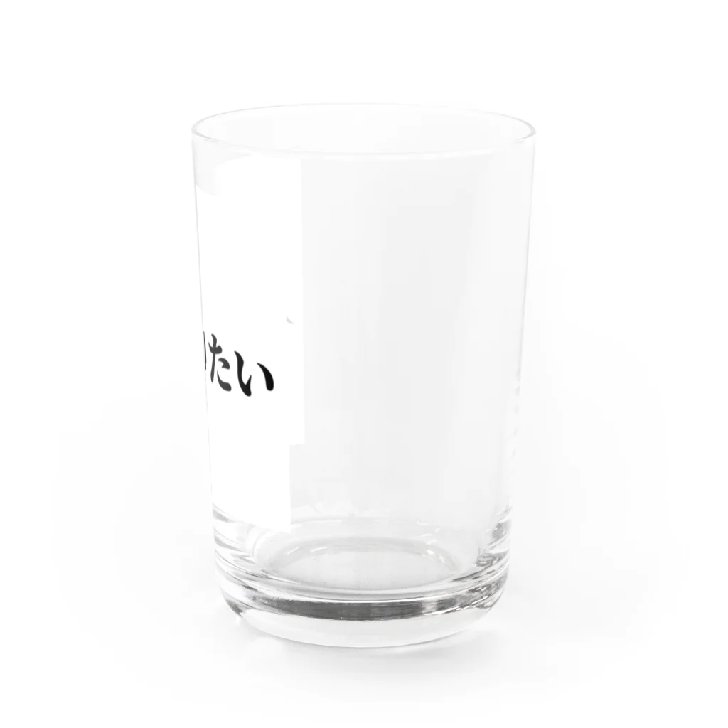 おもしろ日本語Tシャツ屋さんのバズりたいグッズ Water Glass :right