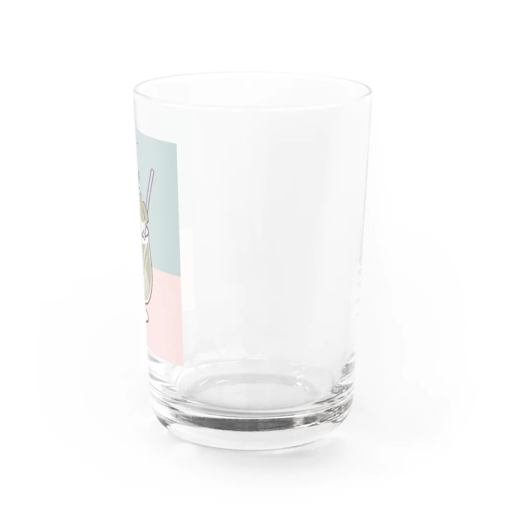 umemoのショップのラサのカフェオレ Water Glass :right