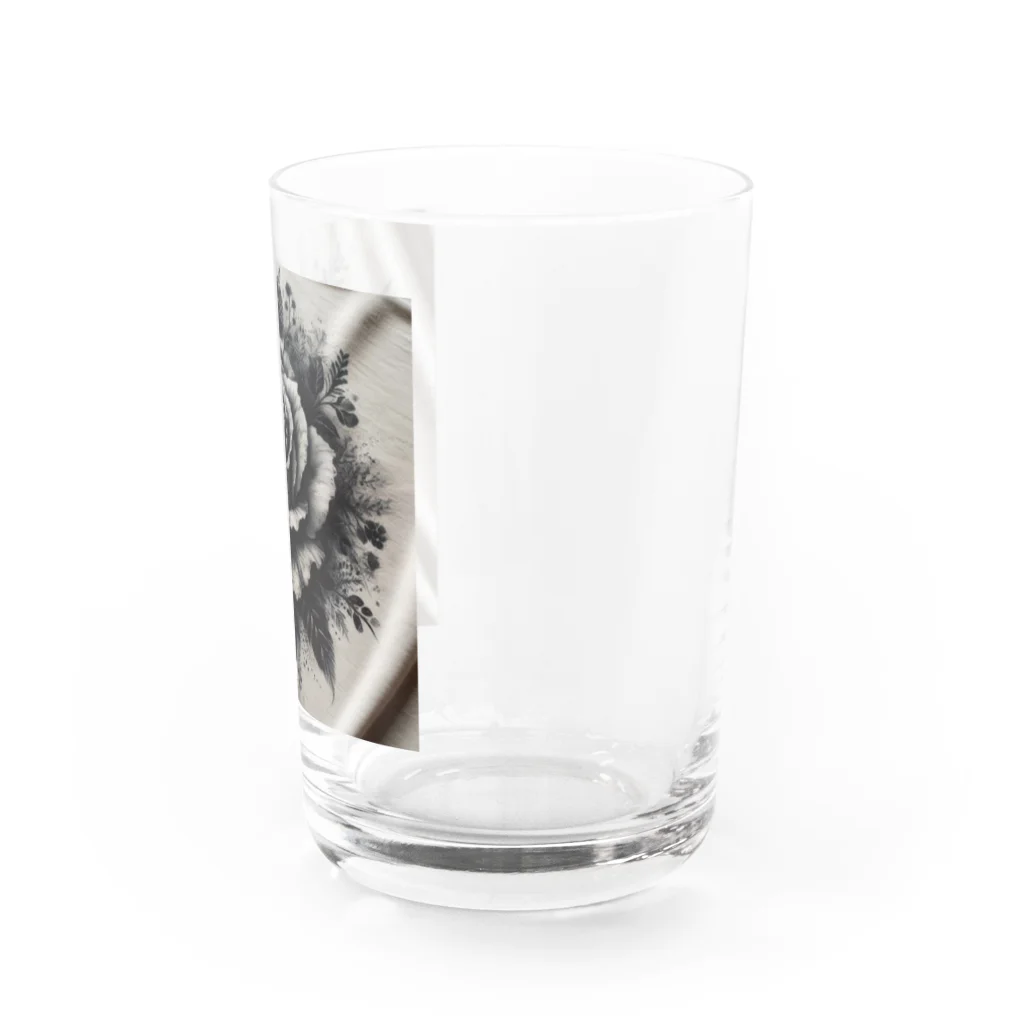 和柄屋の黒薔薇シリーズ Water Glass :right