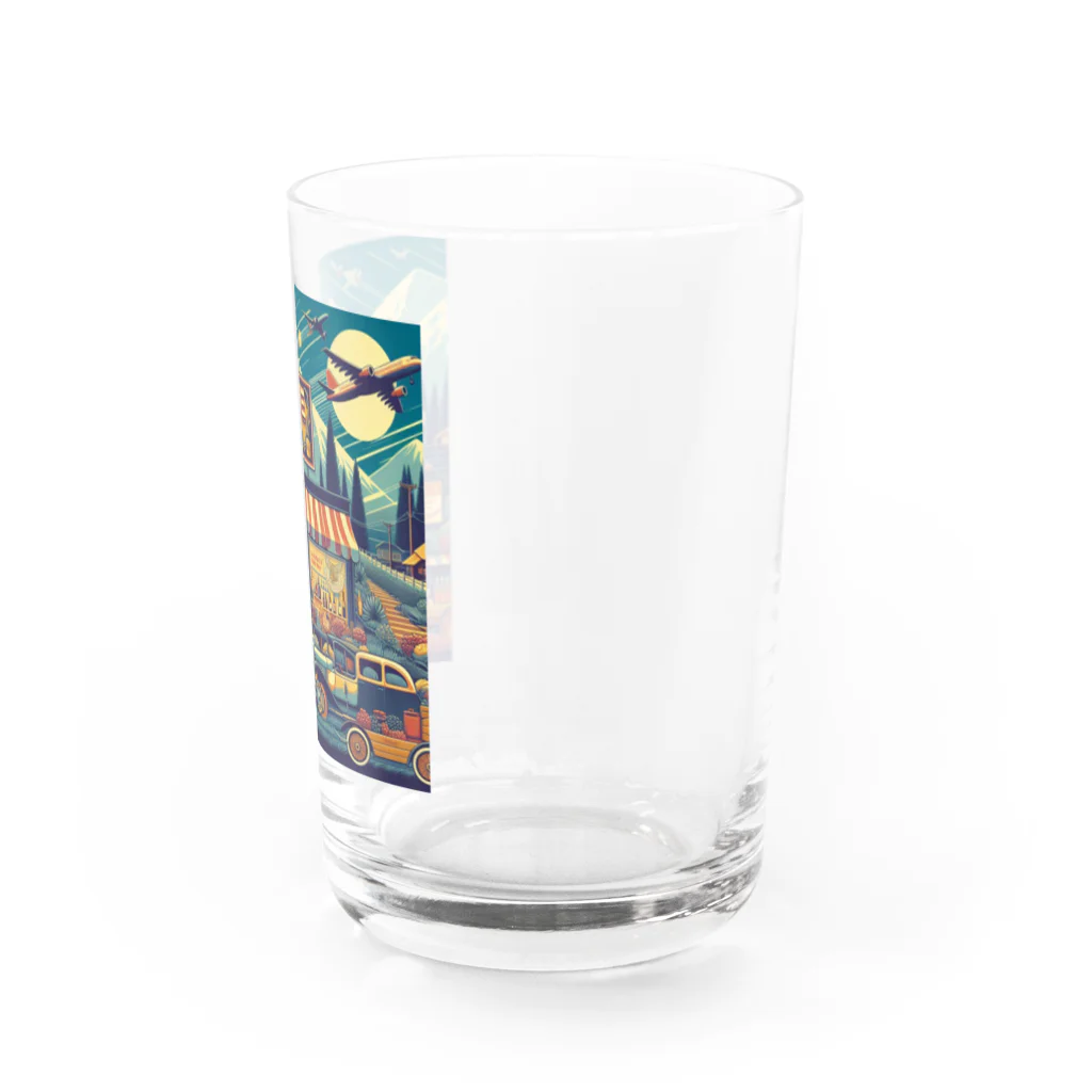 MOONY'S Wine ClosetのRetro Snow Mountain Wine Water Glass :right