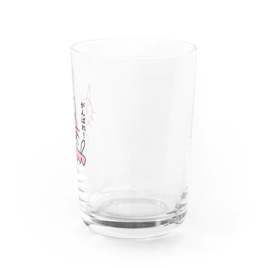 ぴりたぁのグッズ販売場のとてもかわいい猫 Water Glass :right