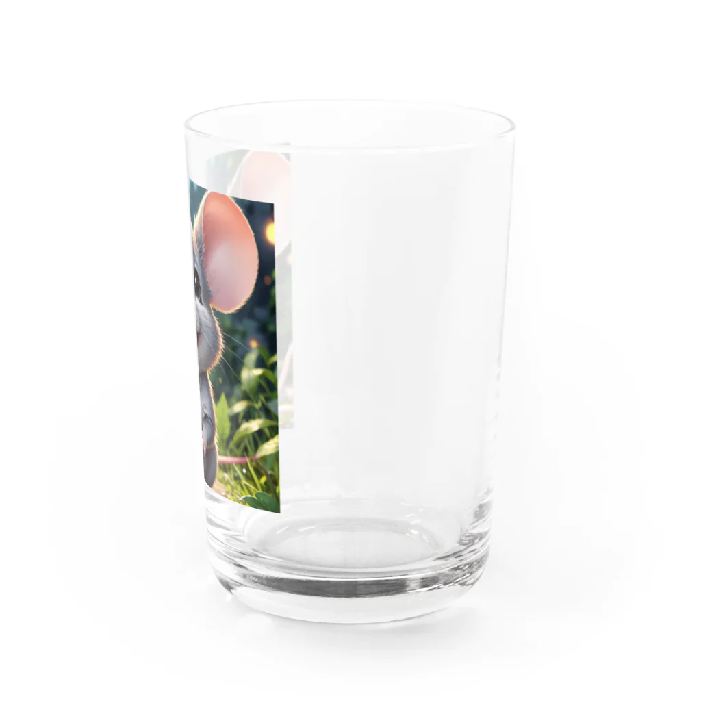 Fujimishokaiのこのチャーミングなネズミがあなたの心を癒します。 Water Glass :right