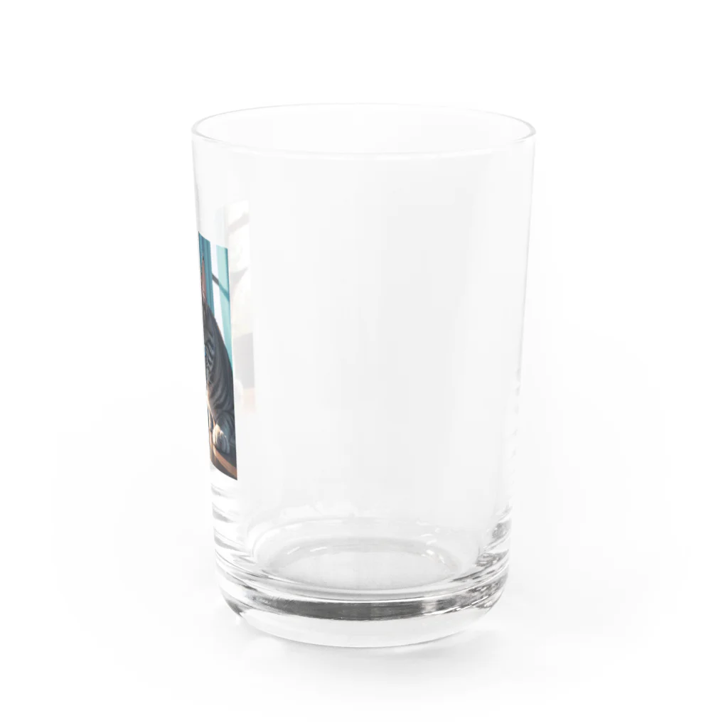 kaz_new9の蒼い瞳の猫ちゃん2 Water Glass :right