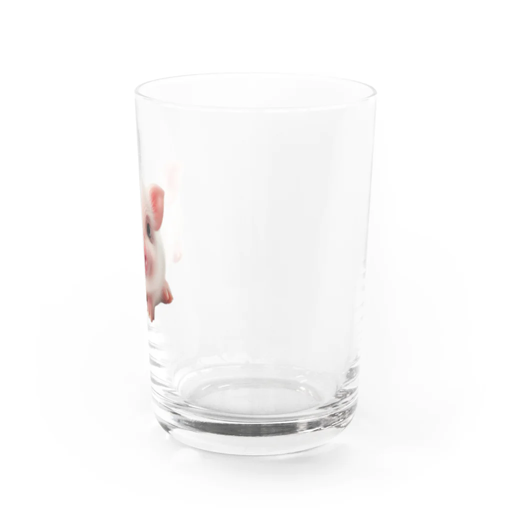 hanahanabiの豚さん Water Glass :right