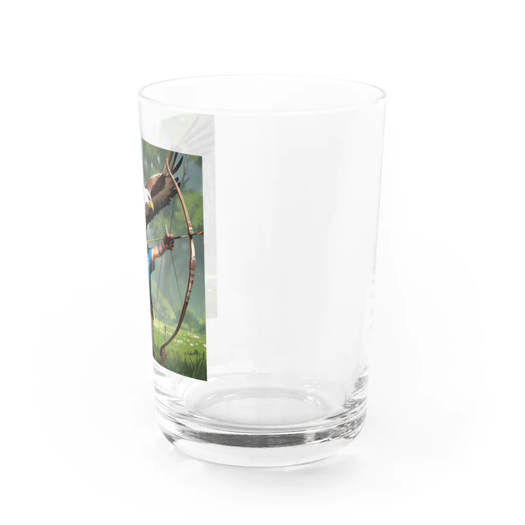 ganeshaのイーグルとアーチェリー.. png Water Glass :right